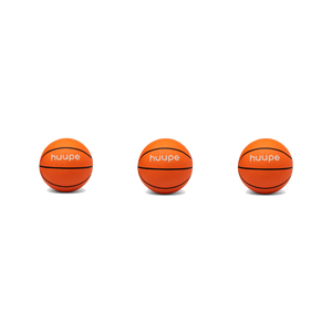 Bundle Pack - 3 huupe mini Official Pro Grip Mini Basketballs