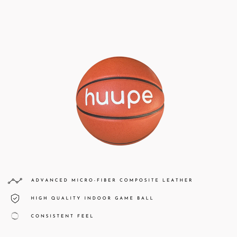 huupe Women's Premium Indoor Basketball (28.5")