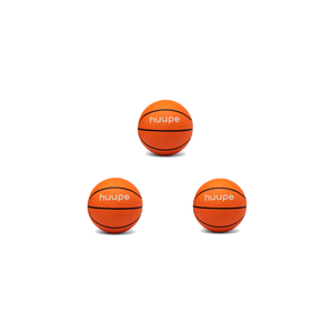 Bundle Pack - 3 huupe mini Official Pro Grip Mini Basketballs