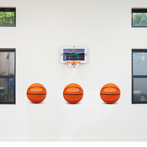 Bundle Pack - 3 huupe mini Official Pro Grip Mini Basketballs