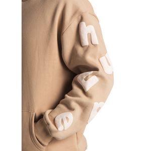 huupe cozy sweats - tan (full set) 100% cotton