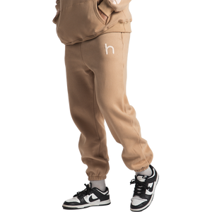 huupe cozy sweats - tan (full set) 100% cotton