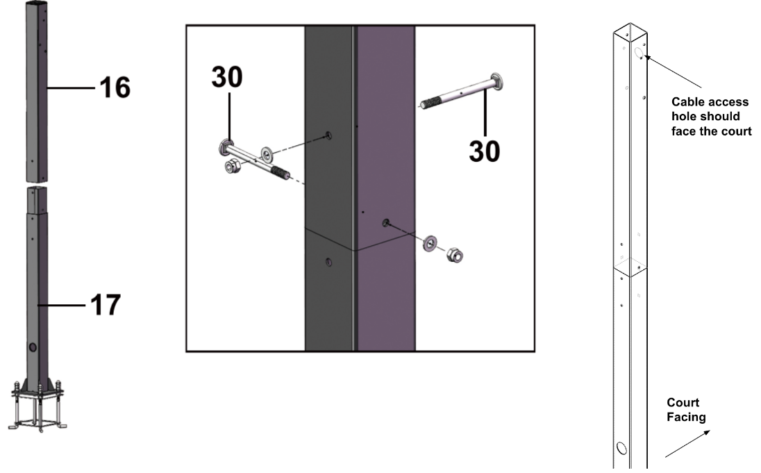 Install Upper Pole