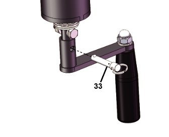 Install Lift Actuator Crank Handle
